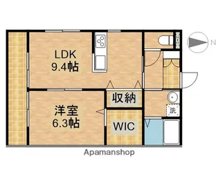 ドミール和合【1階】の間取り
