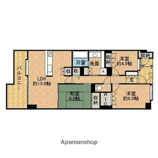 静岡県藤枝市駅前1丁目【マンション】の間取り