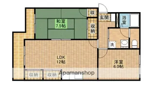 アネックス高丘Ⅰ【3階】の間取り