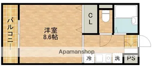 CUSTOM中島【3階】の間取り
