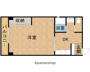 ビレッタ第1浜松【407号室】の間取り