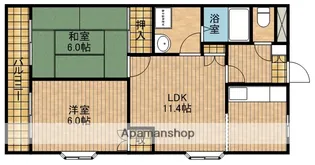 メープルパレス【2階】の間取り