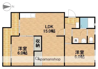 サンテラス大村Ⅰ【2階】の間取り
