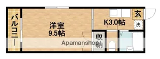 ヤングサミットⅡ【2階】の間取り