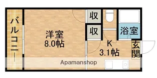 ネオ・コーポ12【1階】の間取り