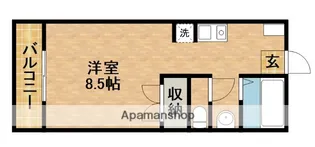 クリエイトダイアナⅠ【3A号室】の間取り