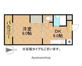 グローリアル S【3階】の間取り