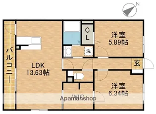 DUNE【4階】の間取り