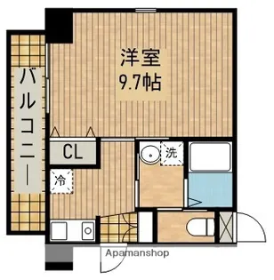 FLOS元浜【905号室】の間取り