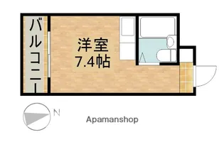 朝日プラザ浜松ステーションスクエア【802号室】の間取り