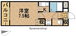 アーバンコート野口【1階】の間取り