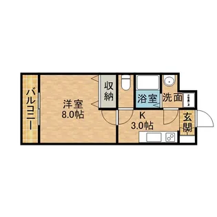 静岡県藤枝市水守2丁目【マンション】の間取り