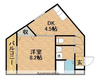 ティアラ植松【1階】の間取り