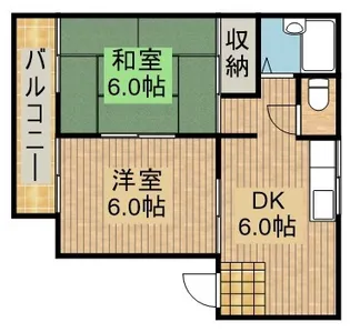 ハイツKMⅠ【1階】の間取り