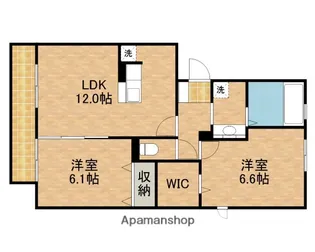 FELICE CASA【3階】の間取り