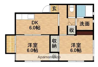 ビラセンダイ【2階】の間取り