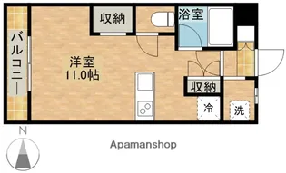 アビタ美吉Ⅱ【1階】の間取り