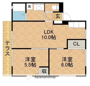 アヴァンセⅠ【1階】の間取り