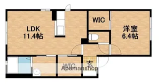 プレアリーA【202号室】の間取り