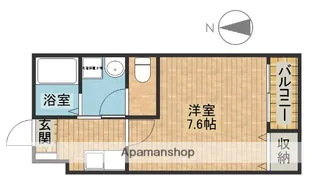 クレフラスト飛龍街道【1階】の間取り