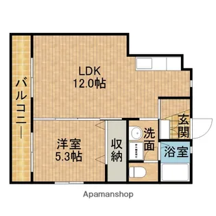 マイタウン上島【3階】の間取り