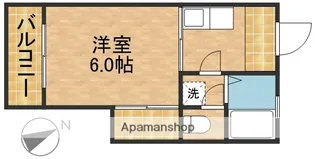 泉ヶ丘ハイツ【2A号室】の間取り