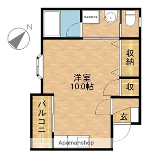 ハイツアザレア【2階】の間取り