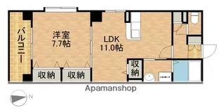 ラフォンテーヌ【5階】の間取り