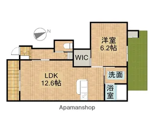 静岡県掛川市宮脇【アパート】の間取り