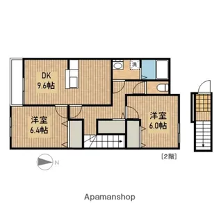静岡県掛川市逆川【アパート】の間取り