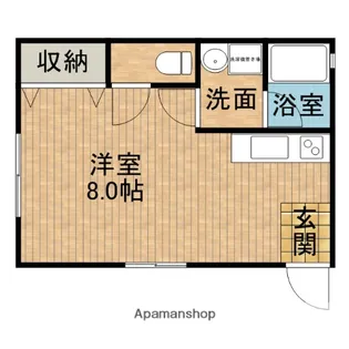 イエローハイツ【1階】の間取り