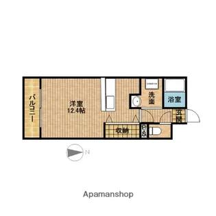 カルミア【207号室】の間取り