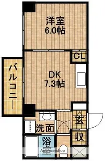 IS常盤【5階】の間取り
