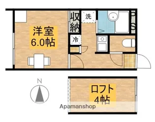 ファクトリー半田山【202号室】の間取り