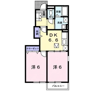 コンチェルト【1階】の間取り