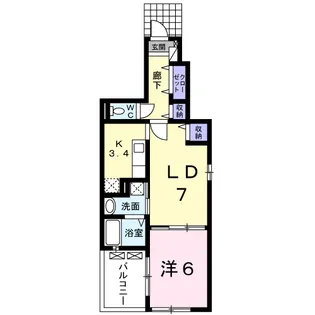 ピュアライフ【1階】の間取り