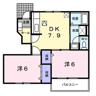 コンフォールY・T Ⅱ【1階】の間取り