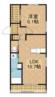 SEISHELLⅡ【3階】の間取り