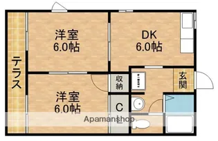 アークガーデン和合J【226号室】の間取り
