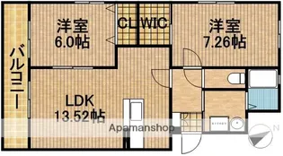 グランディ・ケイ【2階】の間取り