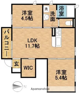 エントピア【1階】の間取り