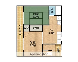 沢木ハイツ【2階】の間取り