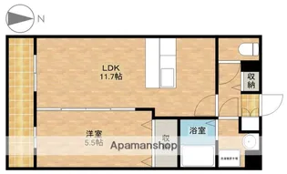 グランソレイユ【3階】の間取り