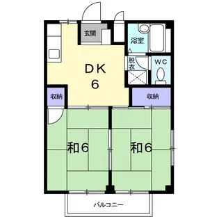 メゾンサカエ【2階】の間取り
