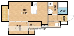 グランドゥールB【1階】の間取り