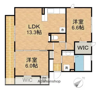 向日葵【2階】の間取り