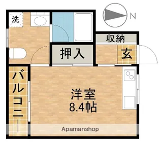 レイク東名Ⅴ【1階】の間取り