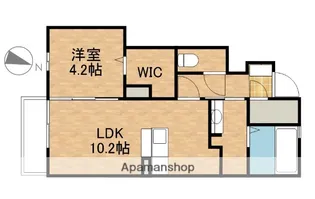 グランメール掛川【1階】の間取り