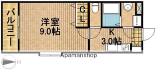 CYNTHIA山下【4階】の間取り