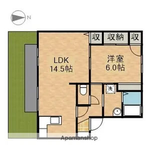 サンヴェルデC【1階】の間取り
